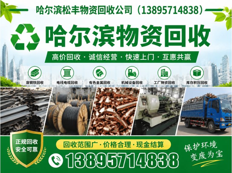 道外区哈尔滨物资回收展示图
